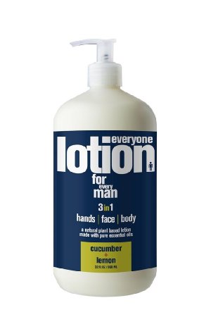 Everyone Lotion for Every Man, Cucumber and Lemon, 32 Ounce