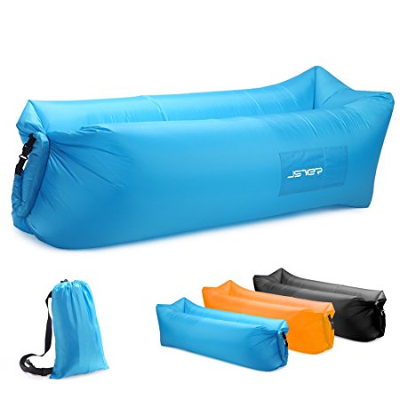 JSVER Inflatable Lounger Air Sofa with Portable Package for Beach and Pool Parties, Travelling, Hiking, Camping, Park