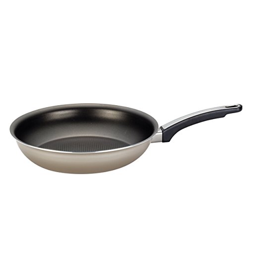 Farberware Dishwasher Safe High Performance Aluminum Nonstick 12-Inch Skillet, Champagne