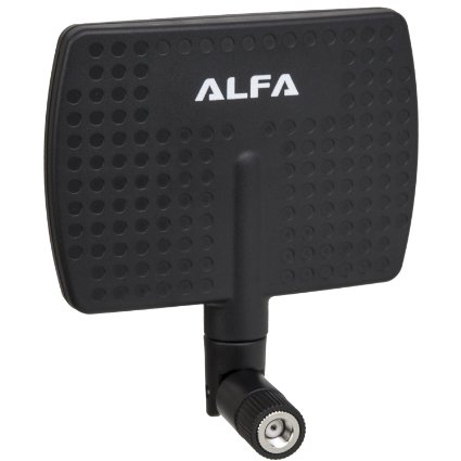 Alfa 24HGz 7dBi RP-SMA Panel Screw-On Swivel Antenna for Alfa - WUS036H WUS036H1W APA05 WUS036NH WUS036NEH WUS048NH WUS036EW WUS051NH