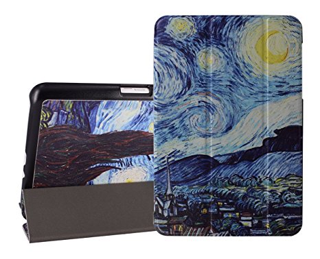 Galaxy Tab A 8.0 Case - Tessday Slim Lightweight Smart Shell Standing Cover for Galaxy Tab A 8.0 Tablet SM-T350, SM-P350, Starry Night