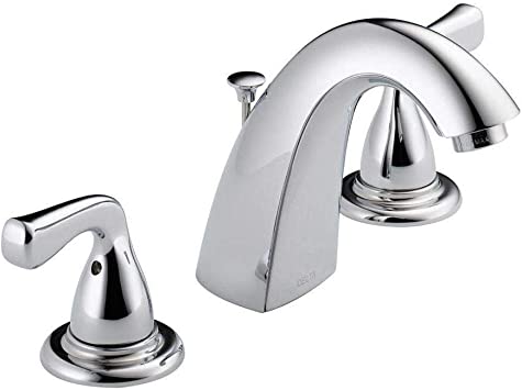 Delta Foundations 8 in. Widespread 2-Handle Bathroom Faucet in Chrome