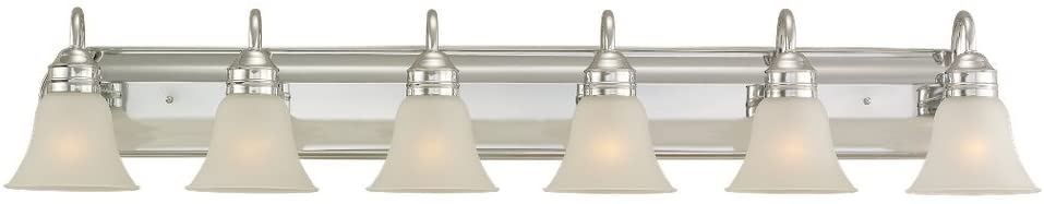 Sea Gull Lighting 44855-05 Gladstone Six Light Wall / Bath Vanity Style Lights, Chrome Finish