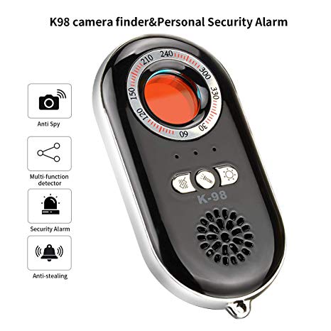 RXMAYDE Anti Spy Hidden Camera Detector RF Bug Detector Wireless Signal Scanner, Personal Security Alarm Security Motion Vibration Sensor for Travel, Home, Woman, Men, Girls
