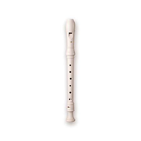 Woodi Soprano Recorder WRS-26B Ivory White 3-Piece Baroque Fingering