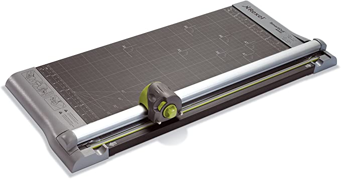 Rexel SmartCut A445 4-in-1 A3 Paper Trimmer, 10 Sheet Capacity (4 Cutting Style: Straight, Wave, Score and Perforate)