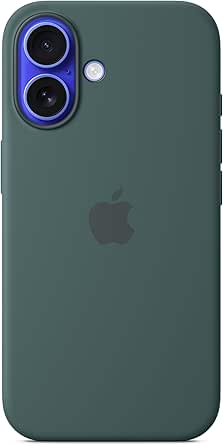 Apple iPhone 16 Silicone Case with MagSafe and Camera Control - Lake Green ​​​​​​​