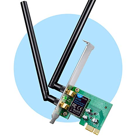 Cudy AC1200 High Gain Dual Band PCIe WiFi Card for PC, 1200Mbps Wireless Network Adapter, 5Ghz/2.4Ghz, External Antenna, Include Low Profile Bracket, Compatible with Windows 7/8.1/10.