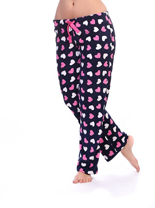 Totally Pink Women's Warm and Cozy Plush Pajama/Lounge Pants