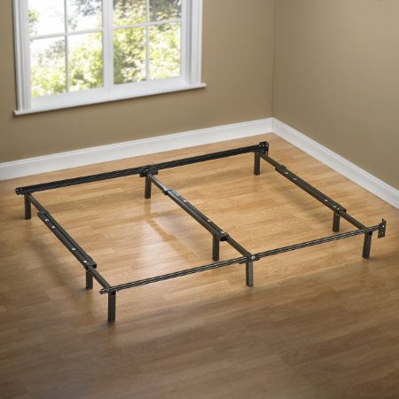 Zinus Compack Adjustable Steel Bed Frame Fits Full to King