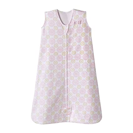 HALO Sleepsack Wearable Blanket Cotton Medallion Tonal Pink, Size Large