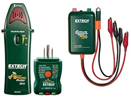 Extech CB10 Circuit Breaker Finder with Remote and Local Continuity Tester