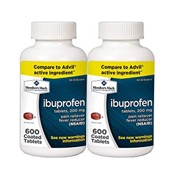 Member's Mark Ibuprofen Tablets, 200 mg (600 ct., 2 pk.) Total 1200 Tablets