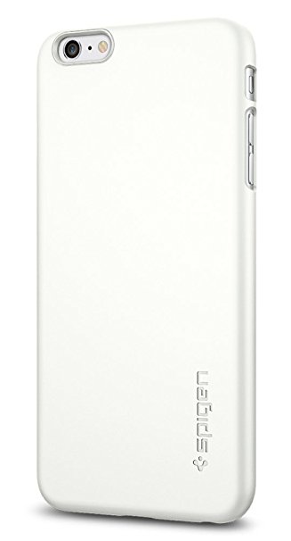 Spigen Thin Fit iPhone 6S Plus Case / iPhone 6 Plus Case with Premium Matte Finish Coating Thin Case for Apple iPhone 6S Plus / iPhone 6 Plus - Shimmery White