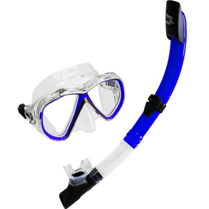IST Snorkeling Combo Set Mask and Snorkel - Adult, Kids, Men, Women, Junior
