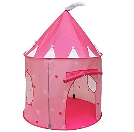 Click N' Play Girl's Princess Castle Play Tent, Pink