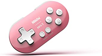 8Bitdo Zero 2 Bluetooth Gamepad for Switch, PC, Macos, Android (Pink Edition) (Nintendo Switch//)