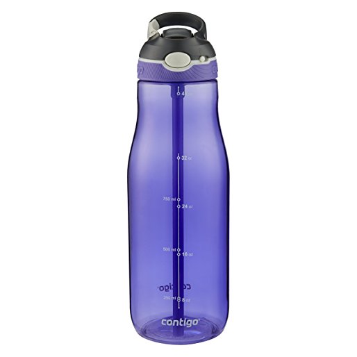 Contigo AUTOSPOUT Straw Ashland Water Bottle, 40oz, Grapevine