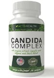 Candida Complex with Oregano Extract Caprylic Acid Enzymes and Black Walnut - All-natural Herbal Yeast Cleanse - Powerful Detoxifier Eliminates Candida and Yeast