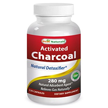 Best Naturals Activated Charcoal 280 mg 120 Capsules