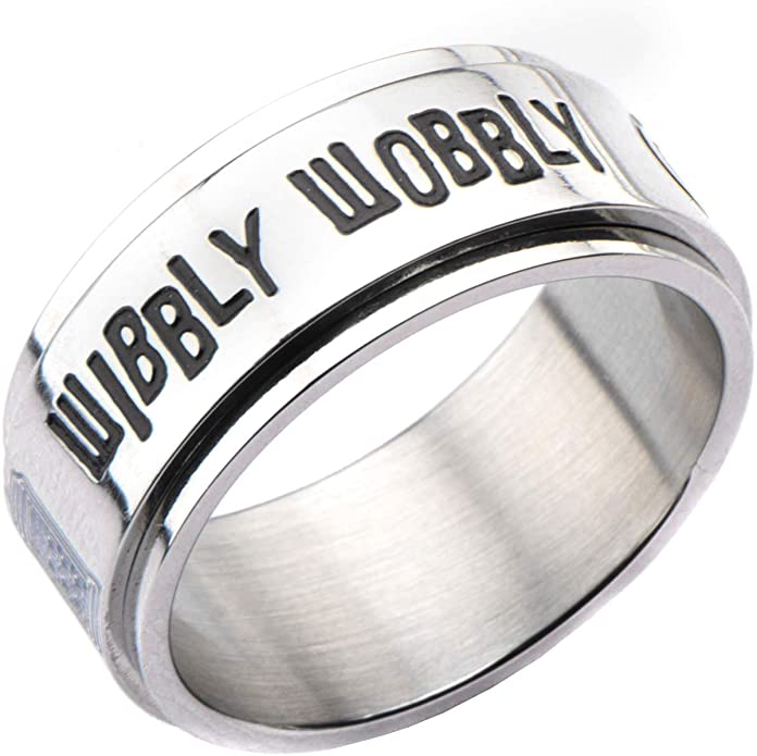 Doctor Who Wibbly Wobbly Timey Wimey Spinner Ring