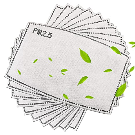 NiUB5 Activated Carbon Filter Replaceable Anti Haze Filter Paper 10 PCS