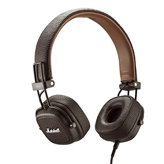 Marshall Major III Wired On-Ear Headphone, Brown - New