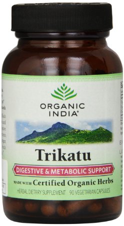 Organic India Trikatu Capsules 90 Count