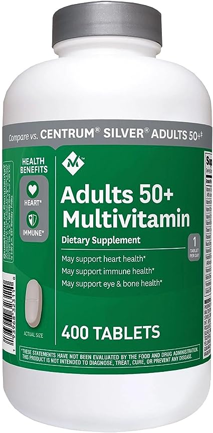 Member's Mark Adults 50  Multivitamin Dietary Supplement Tablets (400 Count)