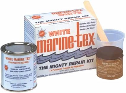 Marine Tex RM306K 1 Lb. White Marine Tex Kit Made by RM305K
