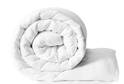 Solimo Microfibre Double Comforter - White