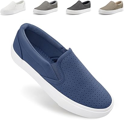 JENN ARDOR Slip On Sneakers Women Comfortable Walking Slip On Shoes Women Memory Foam Womens Fashion Loafers for Women Casual Shoes for Women Flats