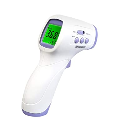 Pacom High Speed Non-Contact Digital Thermometer Scanner Gun, Body & Surface Setting, FDA & CE Certified Certificate, High Speed Non Touch Reading