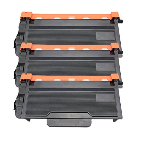 Printronic Compatible Brother TN820 TN-820 TN850 TN-850 Toner Cartridge Replacement 3 Pack for Brother HL-L6200DW HL-L5100DN MFC-L5700DW MFC-L6900DW (3 Black)