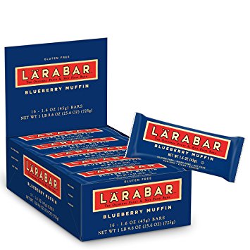 Larabar Gluten Free Snack Bar, Blueberry Muffin, 1.6 oz. Bars (16 Count)
