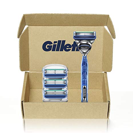 Gillette Gillette5 Men's Razor Handle   4 Blade Refills