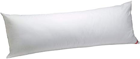 AllerEase 100% Cotton Allergy Protection Firm Density Body Pillow - Breathable, Hypoallergenic Fiber Fill, Prevents Buildup of Dust Mites and Household Allergens, Allergist Recommended, 20" x 54"