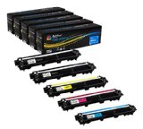 Arthur Imaging Compatible Toner Cartridge Replacement for Brother TN221 TN225 2 Black 1 Cyan 1 Yellow 1 Magenta 5-Pack