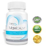 Anxiety and Stress Relief Supplement - MaxiCalm By CalmSmart Powerful All Natural Anti-Anxiety and Stress Reduction Herbal Pills 60 Caps Helps Relieve Symptoms Of Anxiety Stress Panic Social Anxiety and Insomnia Take Relaxation Back