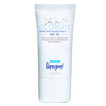 Supergoop Daily Correct CC Cream, Fair/Light SPF 35, 1.6 Fl Oz