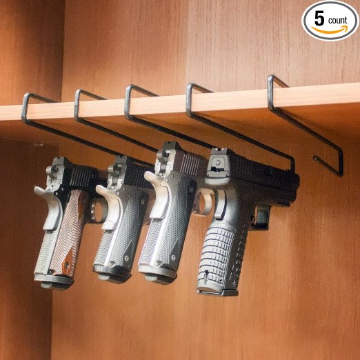 Fixxxer Easy Use Gun Hanger Pack of 5 Original Handgun Hangers