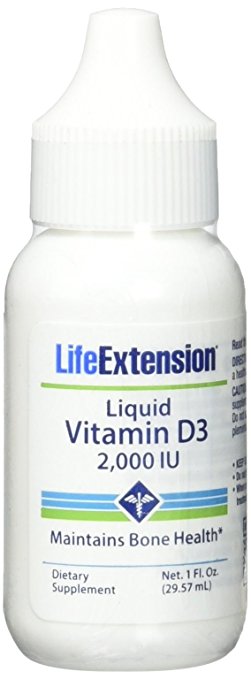 Life Extension Vitamin D 2000 IU Emulsion, 1 Ounce