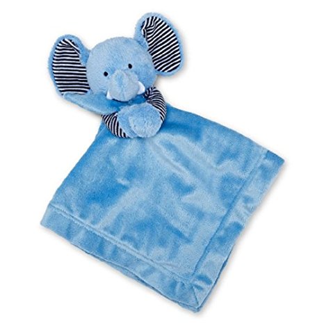 Carter's Plush Elephant Cuddle Security Blanket with Rattle