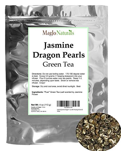 Imperial Jasmine Dragon Pearls - Loose Leaf Green Tea - Jasmine Green Tea with Amazing Aroma (4)