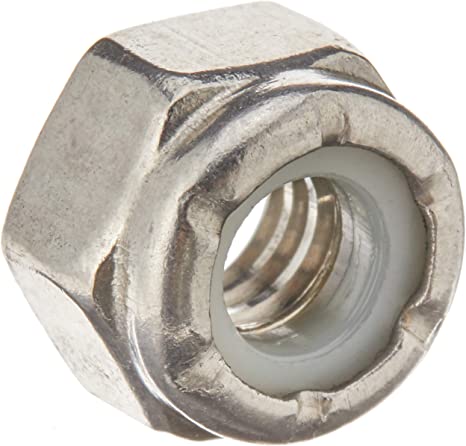 Stainless Steel Nylon Insert Locknut, 50-Pack, Single, 1/4 by 20-Inch