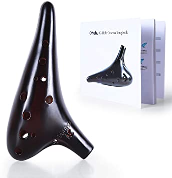 Ohuhu 12 Hole Alto C Ocarina for Beginner with Song Book (Songs from the Legend of Zelda)