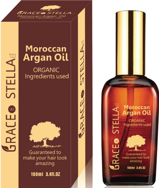 Moroccan Argan Oil for Hair and Face - 34 Oz 100ml