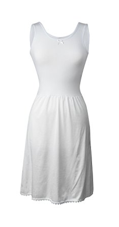 TruFit Women's Cotton Full Length Dress Slip