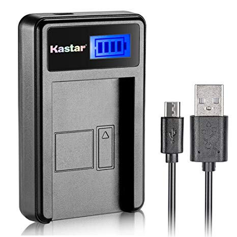 Kastar LCD USB Charger for Casio NP-40 NP40 and Exilim EX-Z400 FC100 FC150 FC160S P505 P600 P700 Zoom EX-Z100 Z1000 Z1050 Z1080 Z1200 Z200 Z30 Z300 Z40 Z450 Z50 Z500 Z55 Z57 PRO EX-Z600 Z700 Z750 Z850