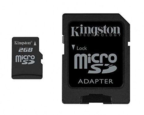 Kingston 2 GB microSD Flash Memory Card SDC/2GB